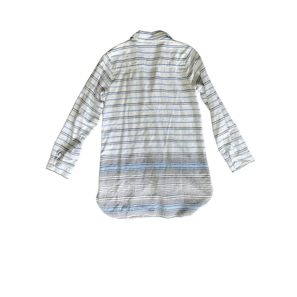 Button-Front Striped Linen Beachshirtszlarge - image 3